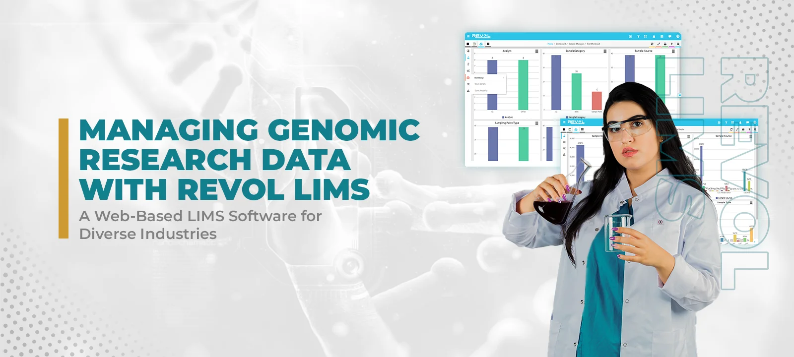 Managing Genomic Research Data with Revol LIMS